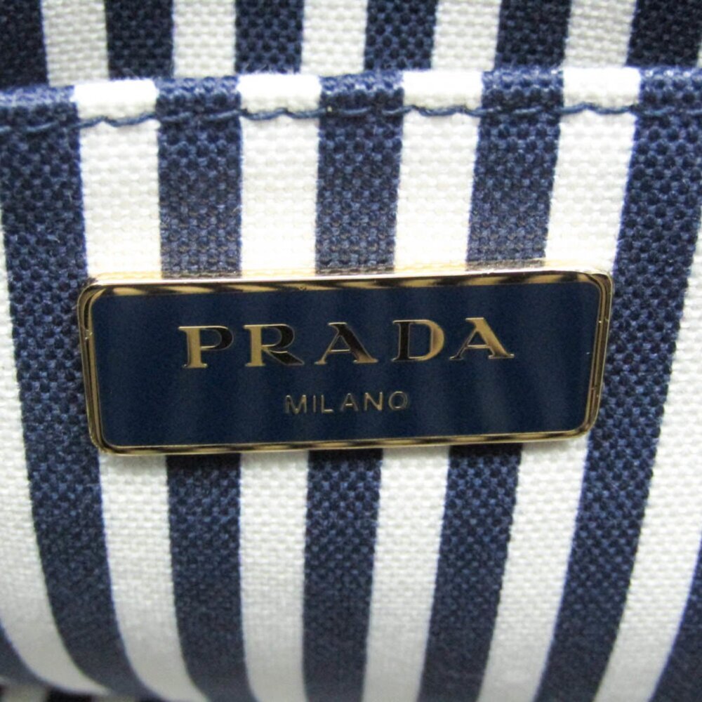 PRADA Blue Canvas Shoulder Bag - Picture 11 of 13